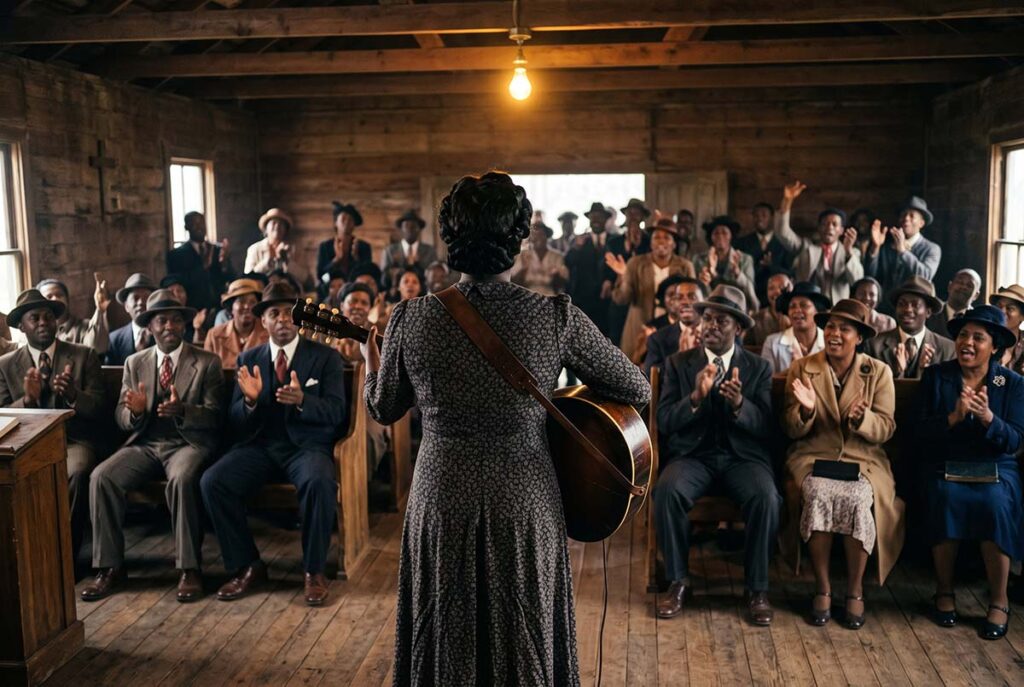 Sister Rosetta Tharpe inside the Black Pentecostal musical world that helped shape early rock language
