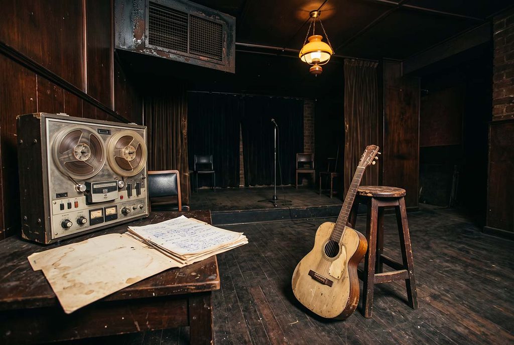 An empty South African folk club reveals the surveillance apparatus deployed against singer Roger Lucey.